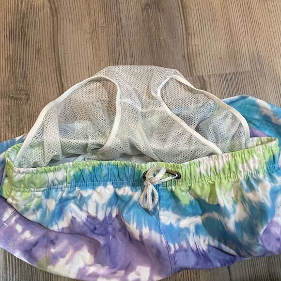NWT Franks Tie Dye Classic Lilac Multi Swim Trunks - size XL - Picture 7 of 9